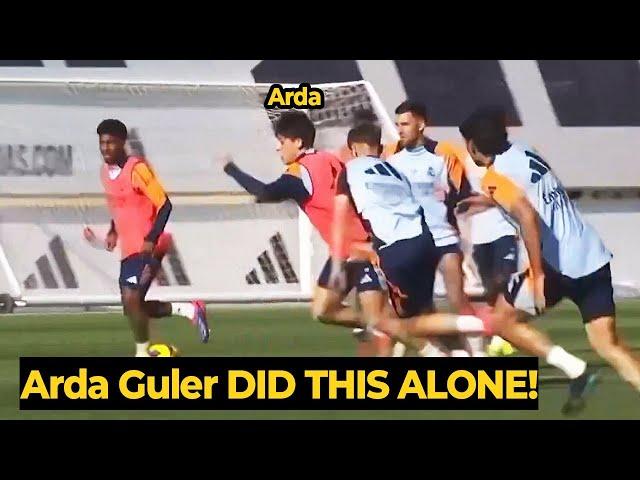 Arda Güler crazy drills in final training ahead Getafe today | Real Madrid News