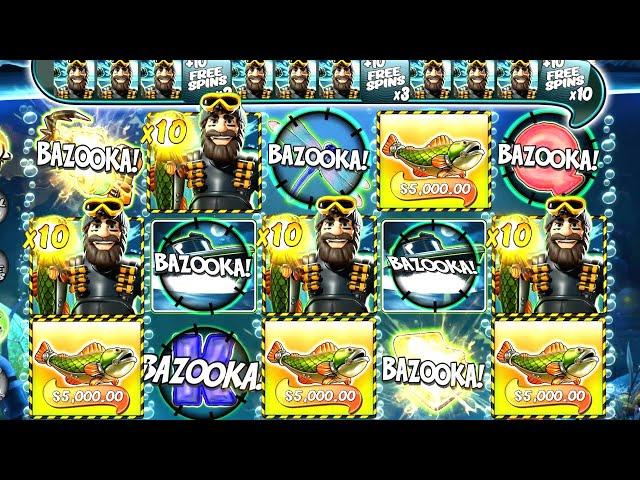 BIG BASS MISSION FISHIN SLOT PAYS BIG WINS 10x MAX LEVEL