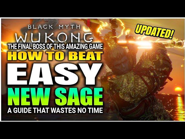 Updated BEST HOW TO BEAT Great Sage's Broken Shell Final Boss EASY GUIDE | Black Myth Wukong