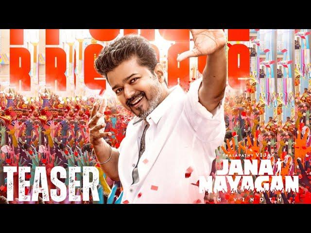 Jana Nayagan | Concept Teaser | Thalapathy Vijay | Pooja Hedge | H Vinod | Bobby Deol | Anirudh |