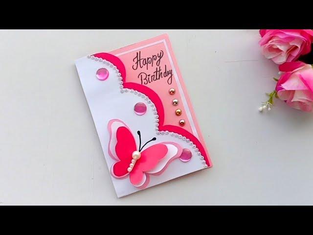 Beautiful Handmade Birthday card//Birthday card idea.