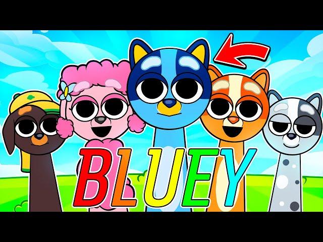 Sprunki but it's THE BLUEY SHOW!