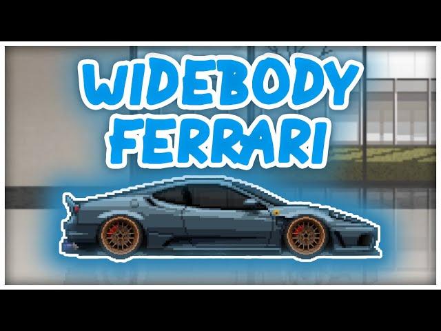 I BUILT a WIDEBODY FERRARI in PIXEL CAR RACER?! - Pixel Car Racer