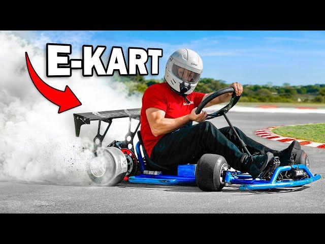 I Tested the FASTEST Electric Drift Kart!