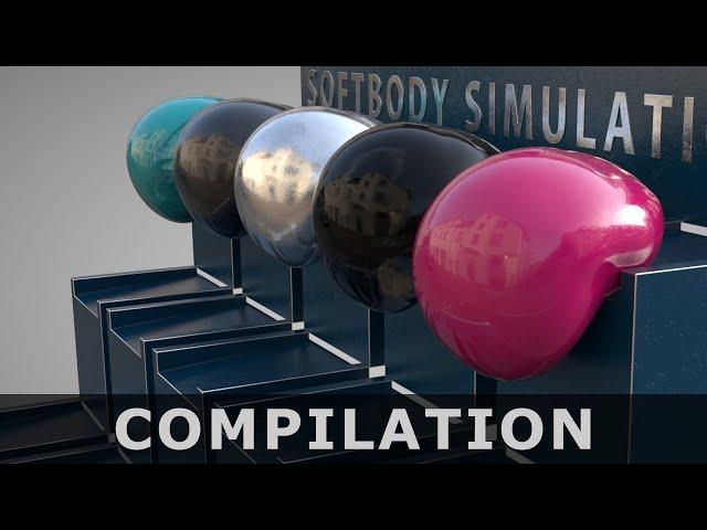 Softbody Simulation Compilation ️ from my Softbody Simulation Channel  ️