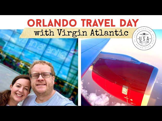 FLORIDA TRAVEL DAY | Virgin Atlantic To Tampa | Drive To Orlando | Rosen Inn | Disneyworld