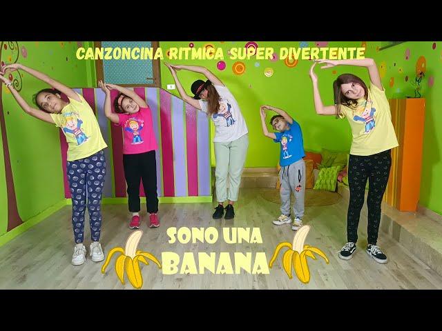 CANZONCINA RITMICA DIVERTENTE PER BAMBINI-"SONO UNA BANANA"