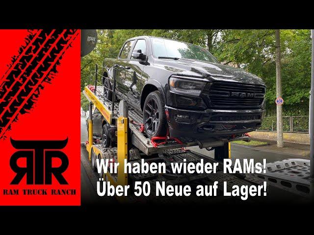 Volles RAM Truck Lager auf der RTR - RAM Truck Ranch in Solingen