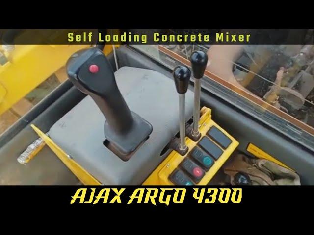 AJAX ARGO 4300 - Cabin inside - Self Loading Concrete Mixer - ARGO 4300 - Concrete Mixer