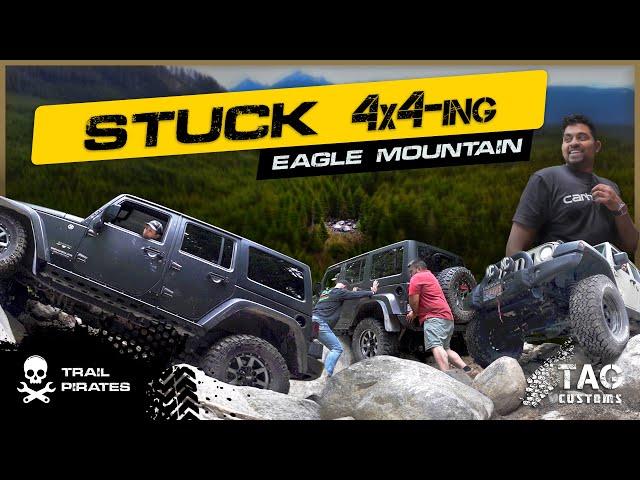 Jeeps STUCK 4x4-ing - Eagle Mountain