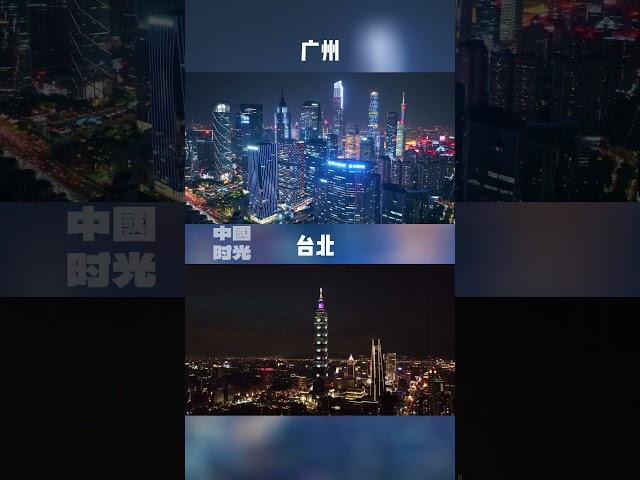 Comparison of Guangzhou, China VS Taipei, Taiwan,