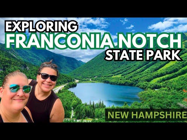 EASY STOPS IN FRANCONIA NOTCH STATE PARK, NH | THE BASIN | BOISE ROCK | OLD MAN OF THE MOUNTAIN