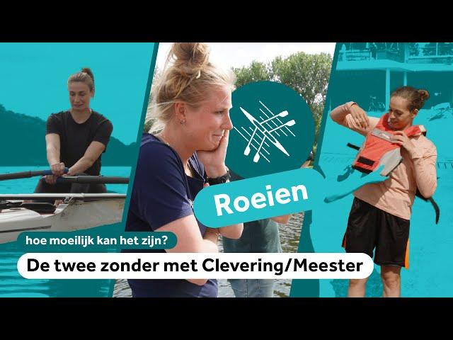 ROEIEN met WERELDKAMPIOENEN Clevering & Meester | Hoe moeilijk kan het zijn? | NOS Sport