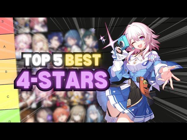 Top 5 BEST 4-Star Characters in Honkai Star Rail