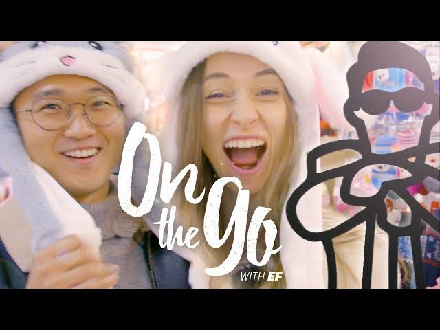 Maria and Chris go shopping in Gangnam, Seoul – On the go with EF #90