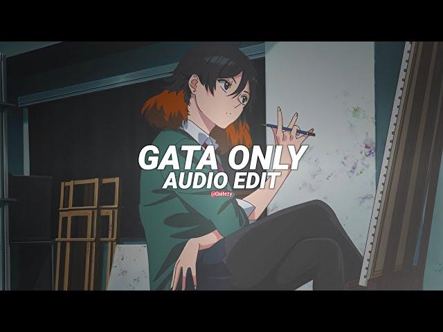 gata only (tiktok remix) - floyymenor ft. cris mj [edit audio]