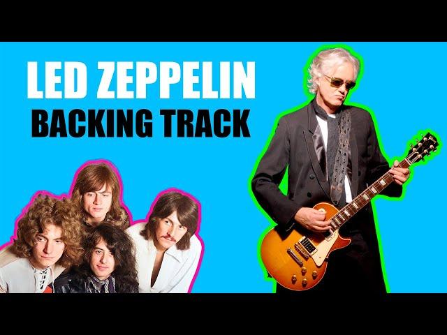 Led Zeppelin Style - Guitar Backing Track by Dean Wingerter