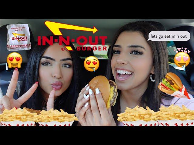IN-N-OUT MUKBANG (FIRST TIME TRYING IT!!)