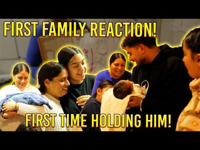 Relatives Meeting BABY BOY for the First Time! | Must Watch!