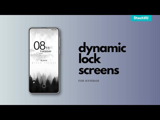 HyperOS Dynamic Lock Screen Themes | Best HyperOS Themes