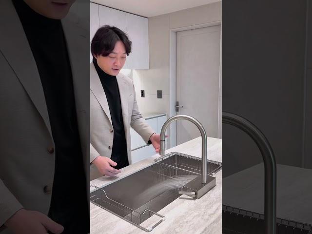 돈값 하는 주방 수전이래서 170만원 태우나봐요.. 비싸도 후회없어요, 써보면 왜 비싼지 압니다. #주방인테리어