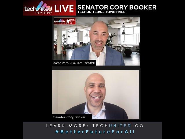 TechUnited:NJ Town Hall with Cory Booker #BetterFutureForAll