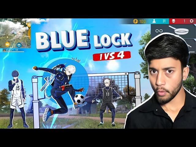 Blue Lock Football Bundles Solo Vs Squad OP Gameplay - Free Fire Max