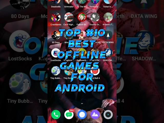 Top 10 best offline games for android #shorts #shortvideo #top10facts