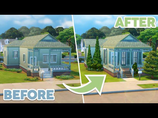 Streamlet Single Renovation // The Sims 4 Speed Build: Base Game Renovation