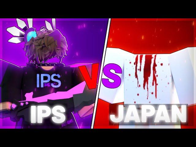 IPS vs JAPAN Clan In Roblox Bedwars..