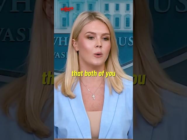 Karoline Leavitt Calls Out the Media’s Double Standard