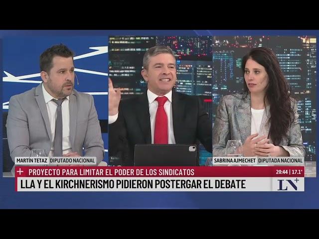 LLA y el Kirchnerismo pidieron postergar el debate para limitar el poder de los sindicatos