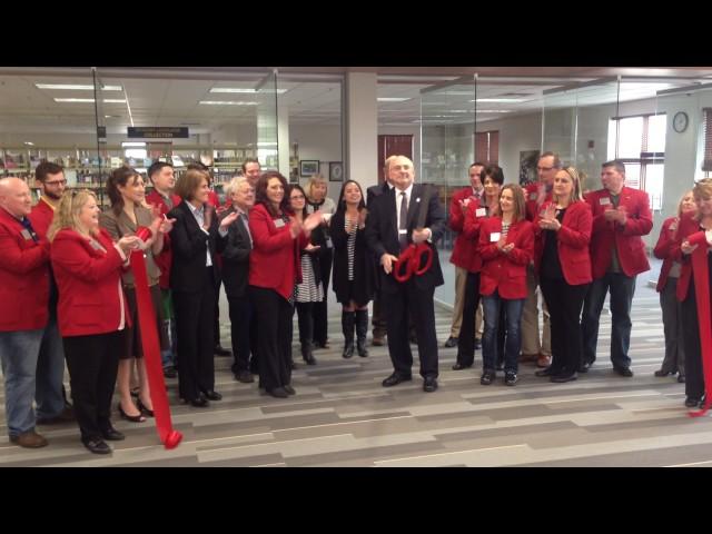 Ribbon cutting at Marathon County Public Library