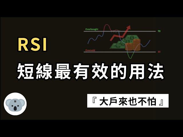 RSI 短線最有效的用法！大戶來也不怕！新手也能擁有高勝率！（附中文字幕）投資腦袋の 熊敖