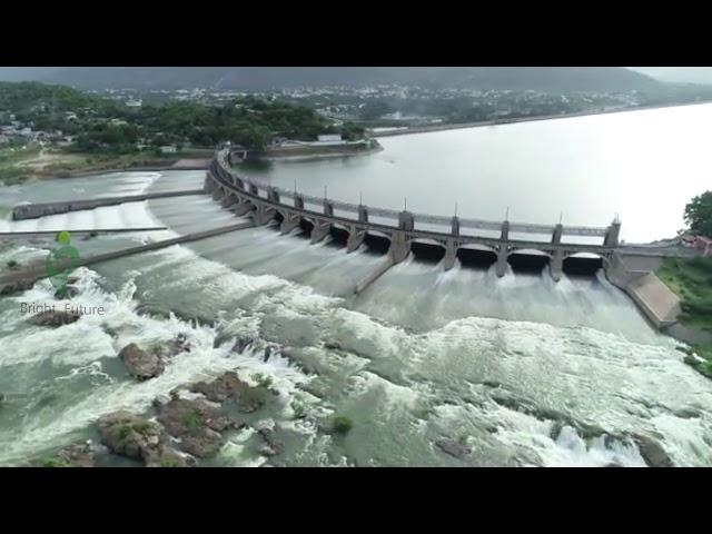 Mettur dam helicam view part 2