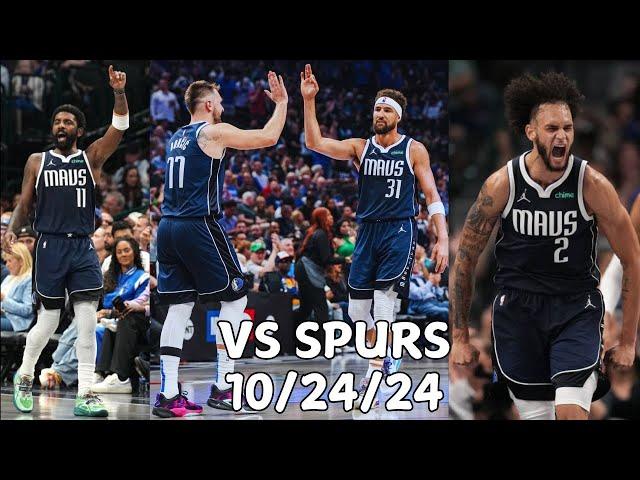 Dallas Mavericks Team Highlights vs the Spurs (10.24.2024)