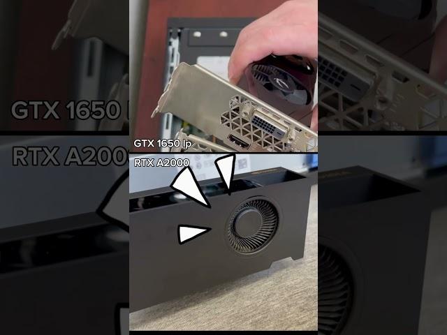 Don't buy a low profile GPU without watching this video!  #gpu #gtx1650 #a2000 #lowprofile