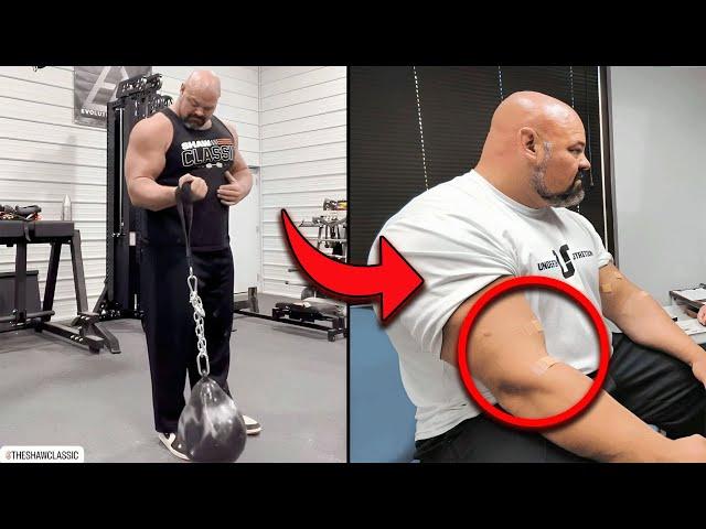 BRIAN SHAW IS ARMWRESTLING TOO MUCH!!