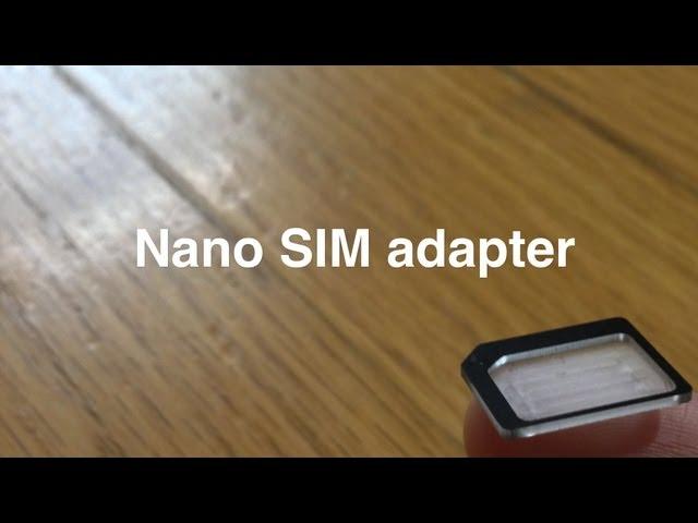 Nano SIM adapter