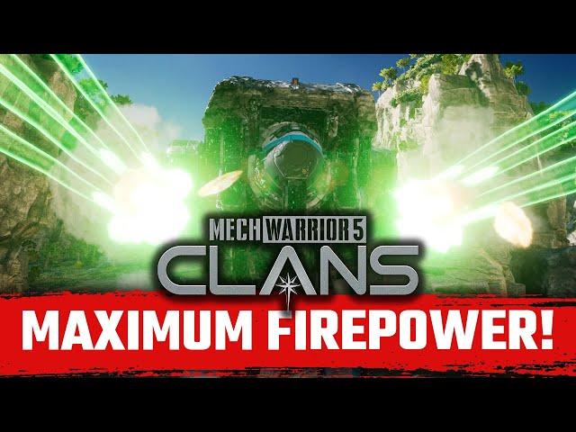 Dire Wolf! The biggest Weapon Carrier!  | Mechwarrior 5: Clans | Episode 15