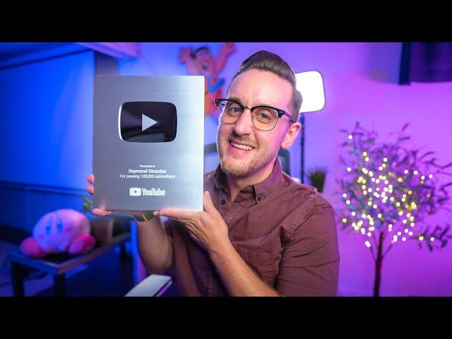 I Got The Silver YouTube Play Button 100K Creator Award!!! WE DID IT!!!  | Raymond Strazdas