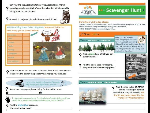 Maine State Museum Virtual Scavenger Hunt Sneak Peek