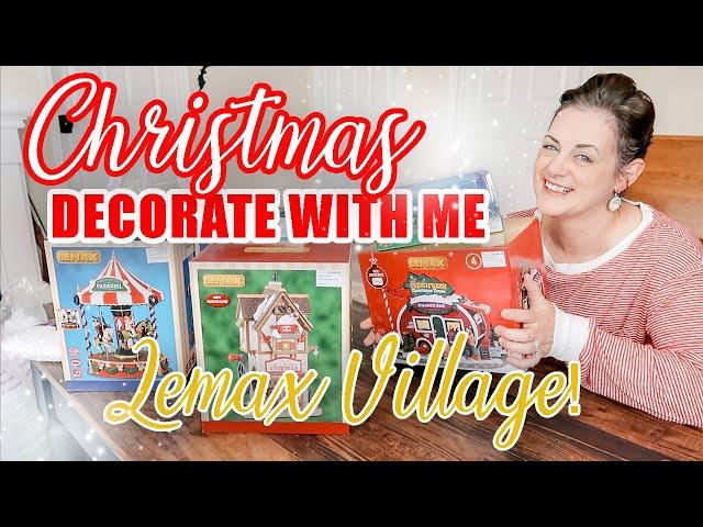 Christmas Decorate With Me Lemax Village | Starting a Tradition