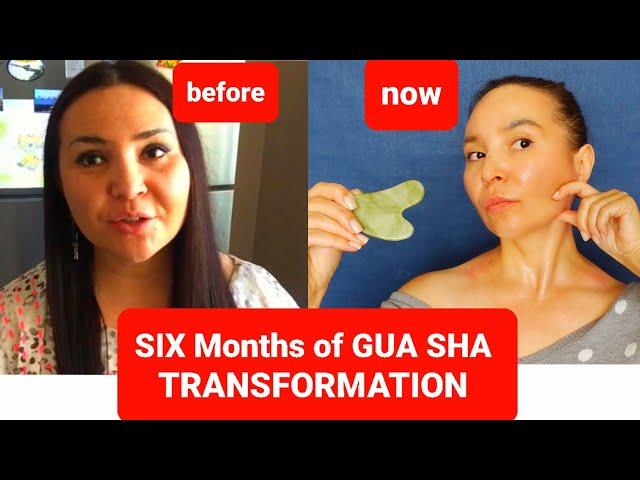 Full Face GUA SHA TUTORIAL | Amazing transformation with Gua Sha Massage after after 40