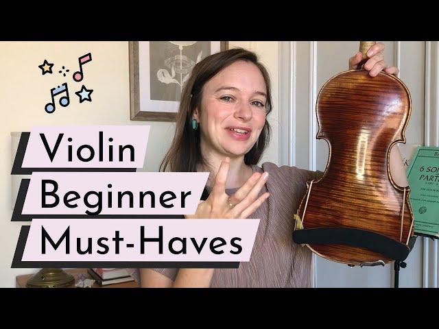 5 MUST-HAVES for the Beginner Violinist | What you need to get started