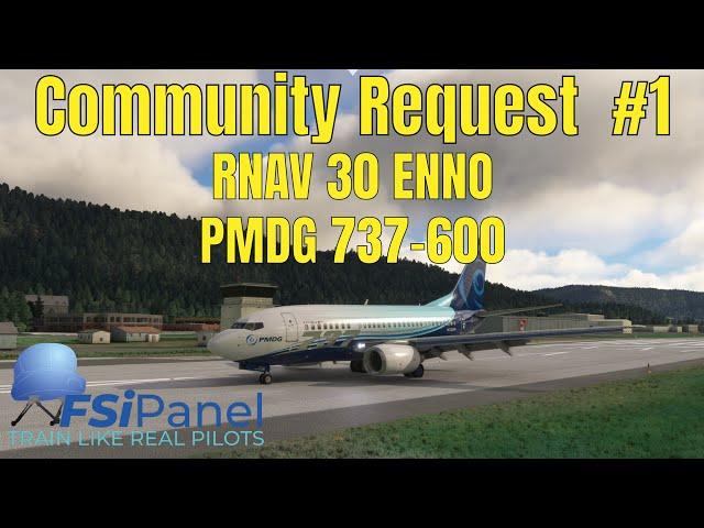 How to Fly RNAV 30 at EMMO | PMDG 737-600 Tutorial - Community Request #1