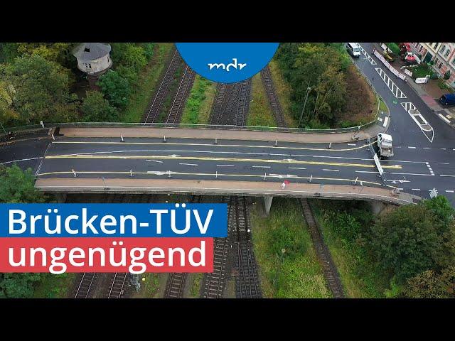 Sicherheitsbedenken: Radeberg sperrt Eisenbahnbrücke | MDR um 4 | MDR