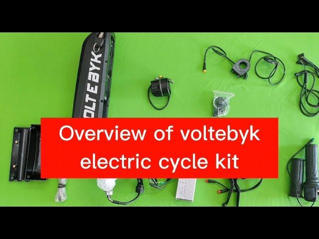 Volt e byk electric cycle kit explained in English | Free Cash on delivery available in India #ebike