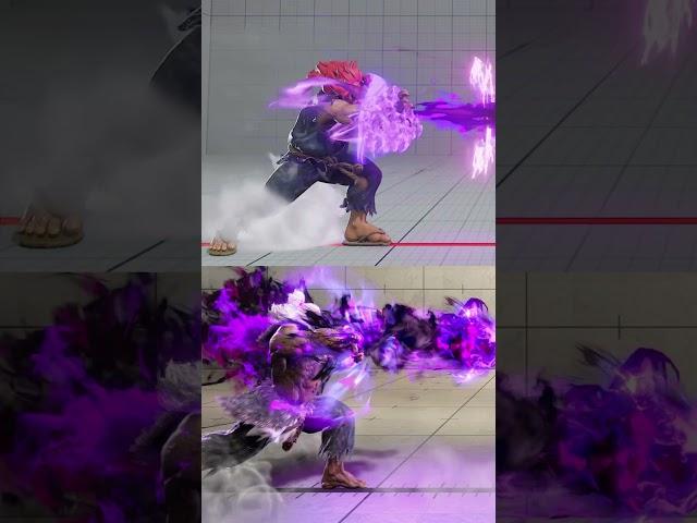 SF6 vs SF5 Akuma Hadoken