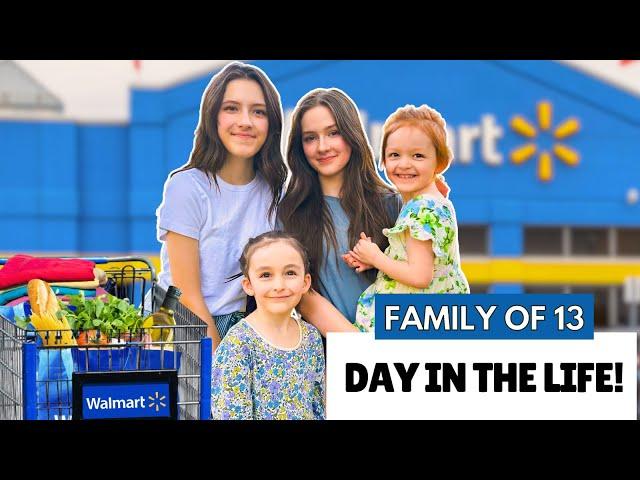 Day in the Life of a Mom to 11 Kids | Big Savings & Family Fun!